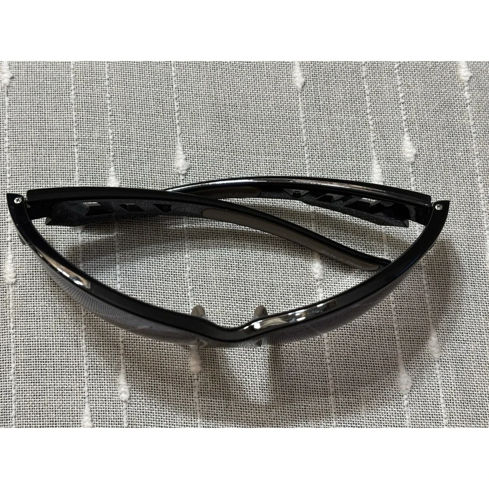 FILA SF215 C1 Black Plastic Wrap Around Athletic Sport Polarized Sunglasses